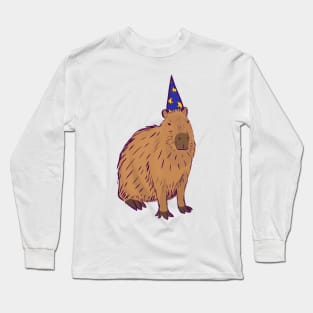 Capybara Wizard Long Sleeve T-Shirt